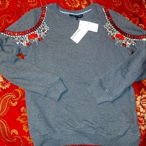 Hernant & Nandita Brand New Bejewelled Sweatshirt